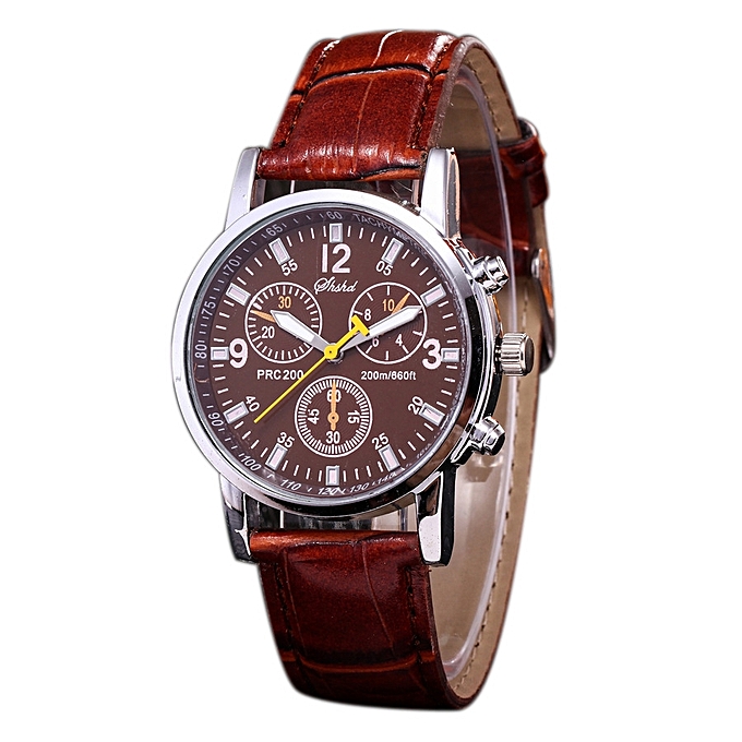 Buy ShShd Luxury Leather Analog Wrist Watch Brown online Jumia Ghana