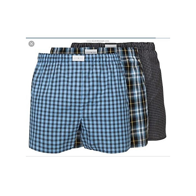 Buy White Label Plaid Boxers - 3 Pack Multicolour online | Jumia Ghana