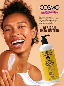 Buy Cosmo Beaute African Shea Butter Body Lotion - 1000ml | Daily Moisture  Care | All Skin Type Online at Low Prices in India - Amazon.in