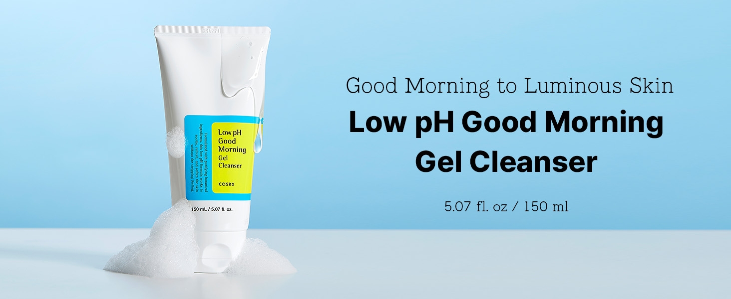 luminous skin low ph good morning gel cleanser 150ml daily gentle non irritating senstiive korean