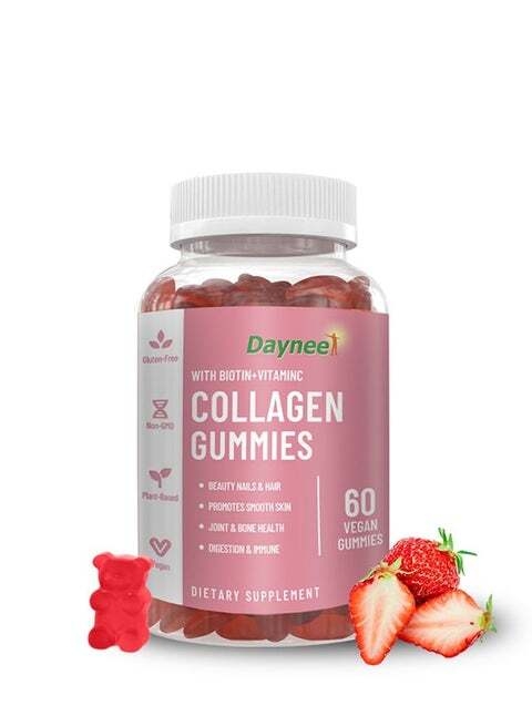 Daynee Daynee Collagen Gummies Skin Beauty Hair Skin & Nail Support Whitening Vitamin Biotin + Vitamin C | Best Price KSA | Riyadh, Jeddah