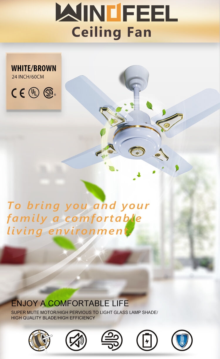 24 Inch 600 mm Orient Short Blade Ceiling Fan to Nigeria Ghana
