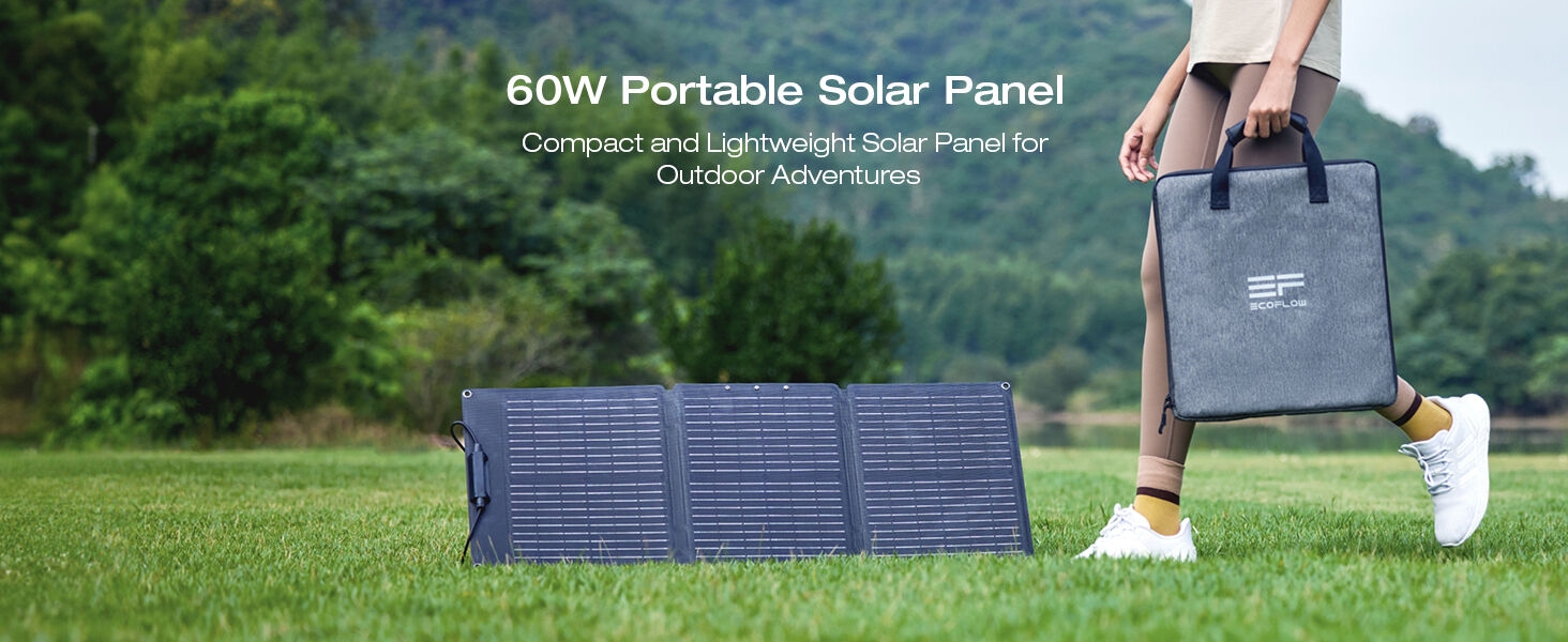 portable solar panel for the outdoors