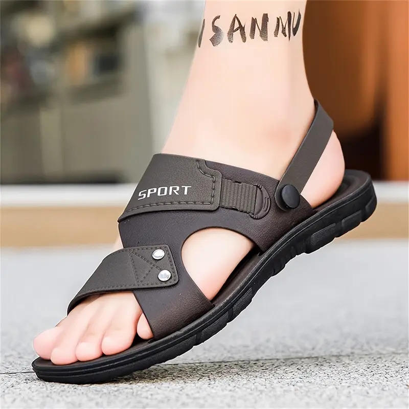 男士大码情侣户外两用拖鞋,户外运动,防滑软底驾驶鞋,沙滩露趾拖鞋 商品详情 6