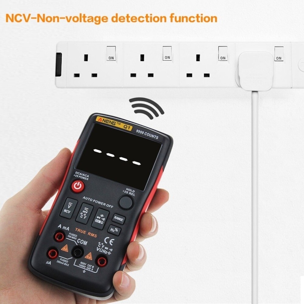 Shop Fashion ANENG Q1 9999 Counts True RMS Digital Multimeter Online