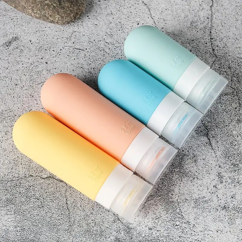 travel bottle set of 16 leakproof silicone squeeze container for toiletries conditioner shampoo lotion and shower gel accessories Product details 3