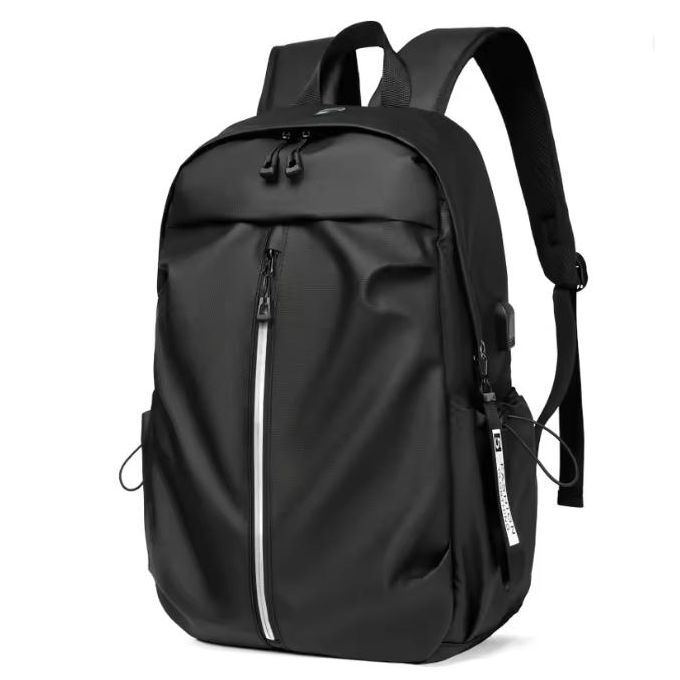 product_image_name-Generic-Sac à dos simple, couleur unie, tendance, pour homme, multifonction, idéal pour les loisirs-3