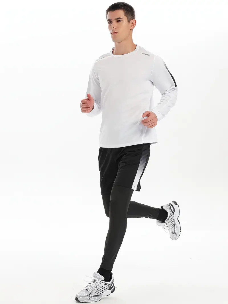 mens sportswear 3pcs set stylish soft able breathable and quick drying suitable for such as basketball football and running allows you to fully of sports fathers day gift 6