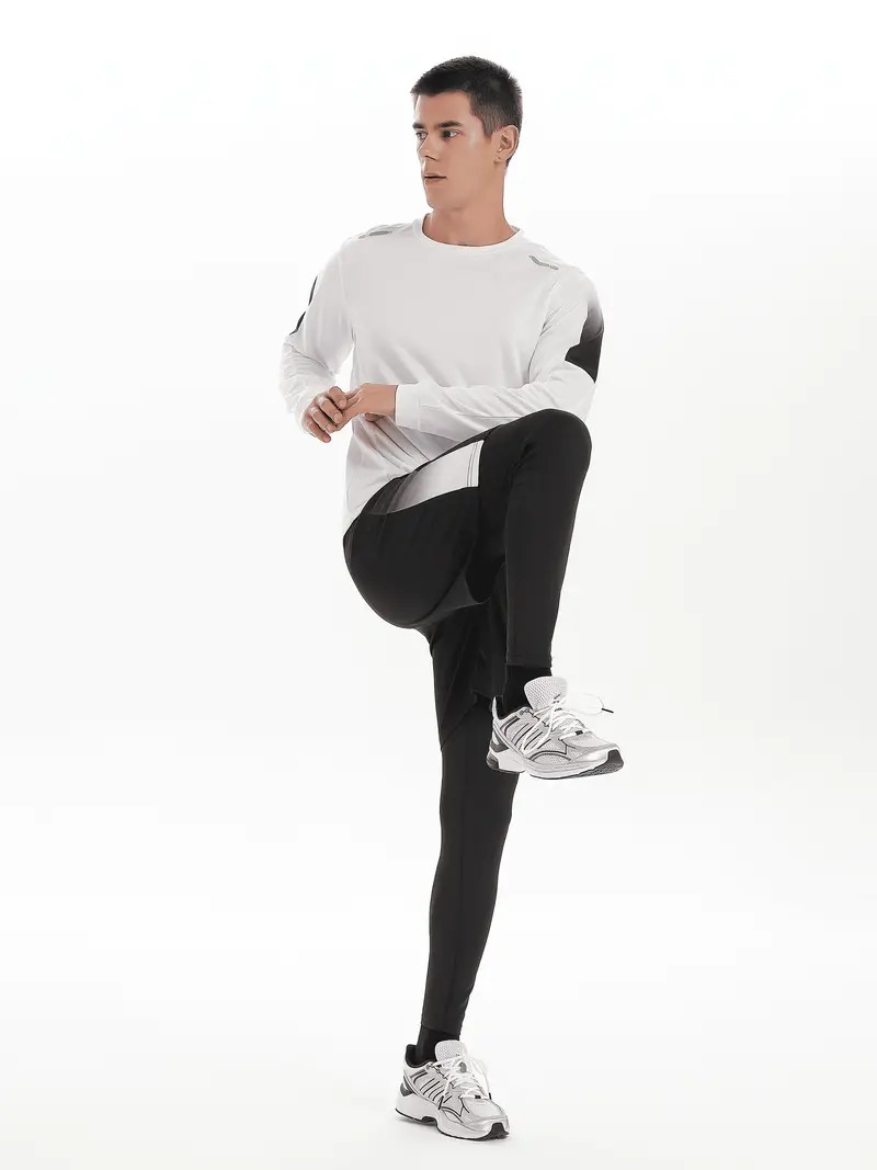 mens sportswear 3pcs set stylish soft able breathable and quick drying suitable for such as basketball football and running allows you to fully of sports fathers day gift 8