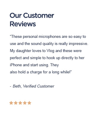 Wireless Microphone for iPhone, bluetooth microphone, mic, iphone microphone for video recording