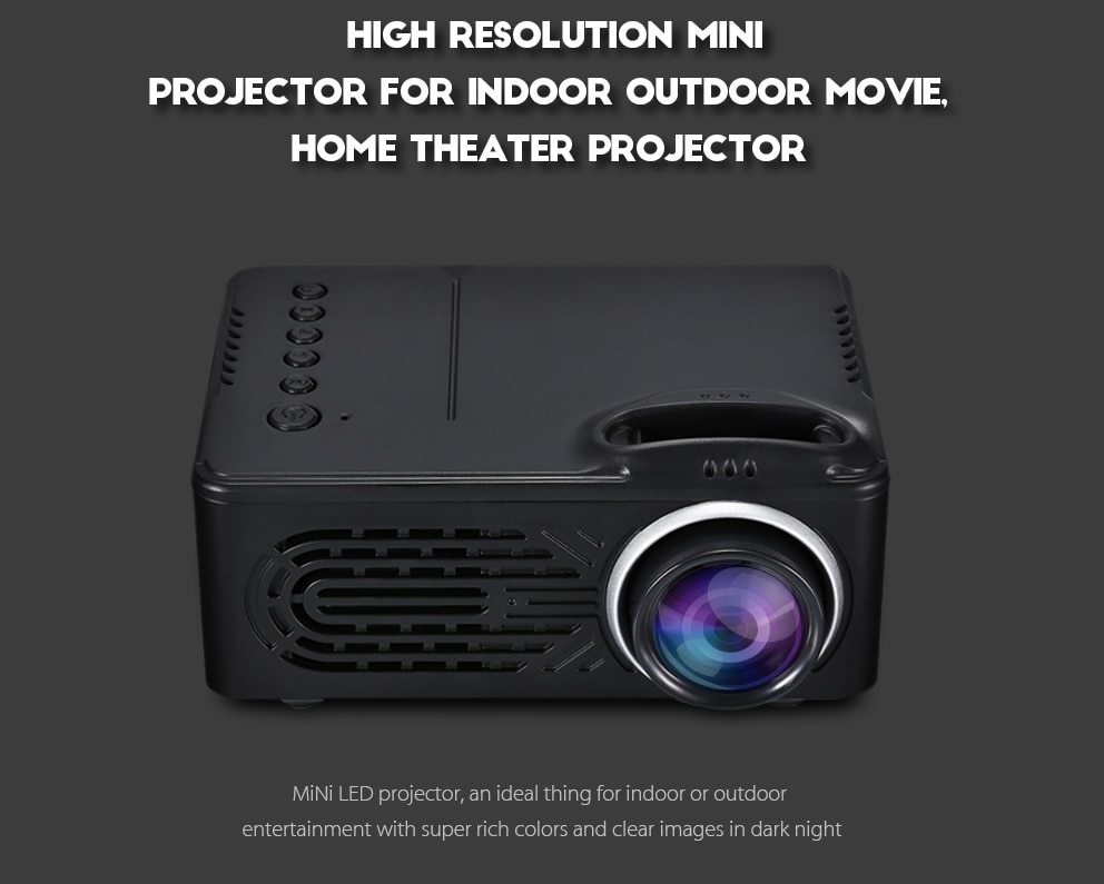 Shop Generic Portable 1080P Projector Black Online Jumia Ghana