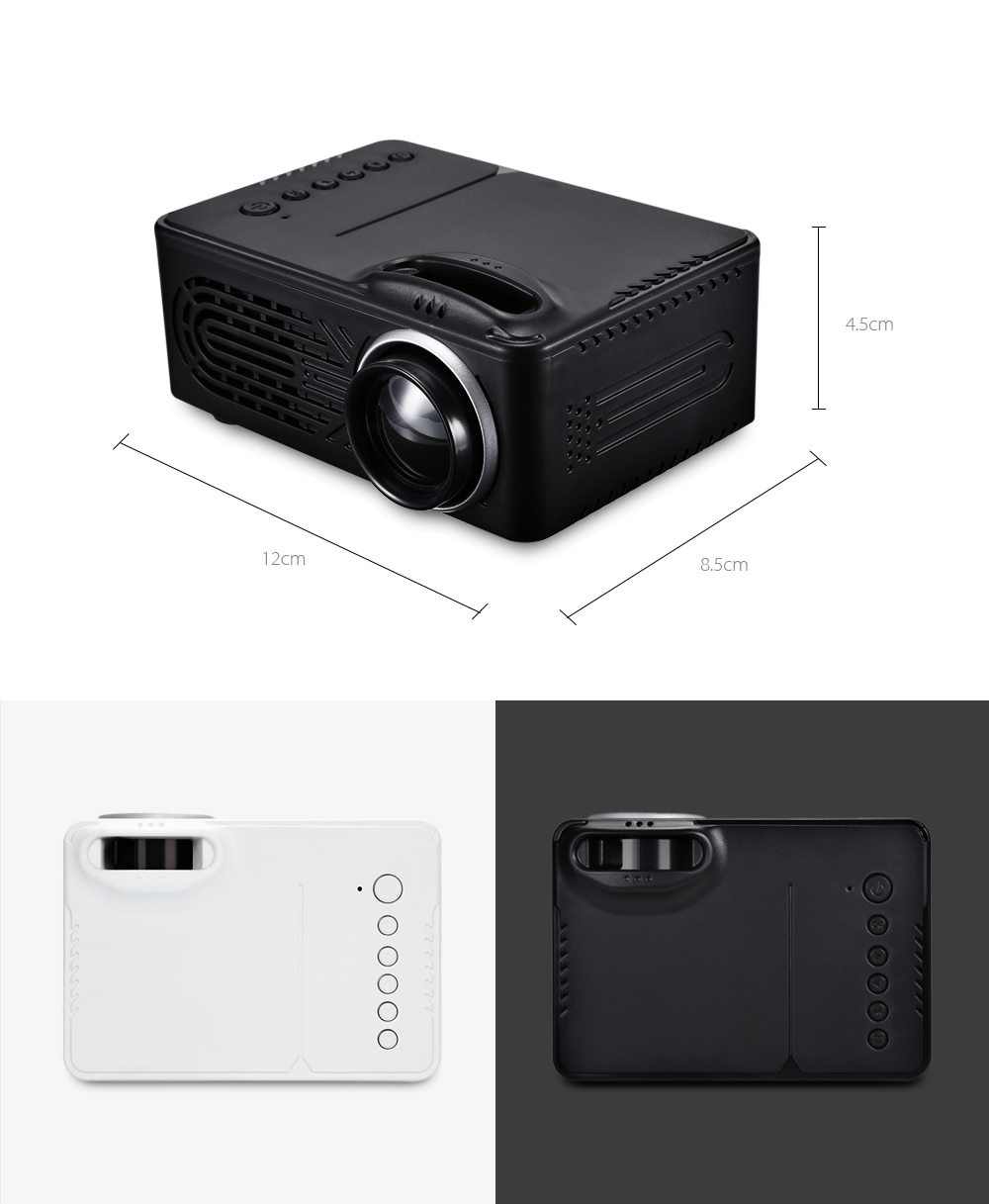 Shop Generic Portable 1080P Projector Black Online Jumia Ghana