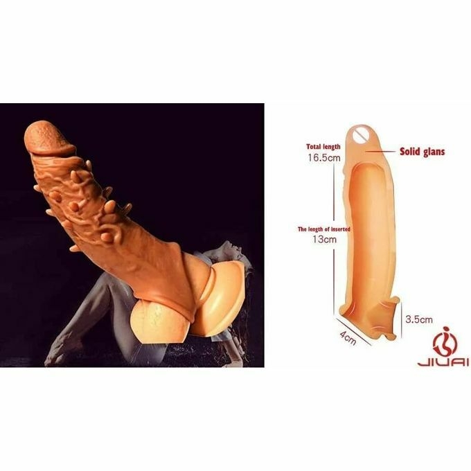 product_image_name-Generic-Spiky Penis Sleeve Penis Extender Realistic Penis For Men-4