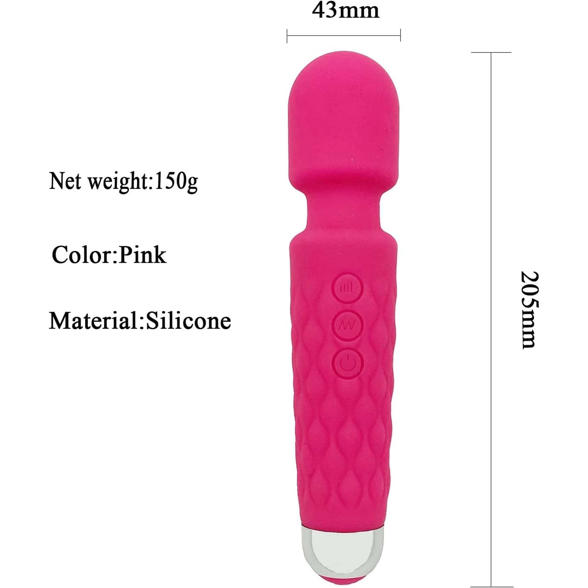 20 Modes and 8 Speeds of Vibration,Rechargeable Personal Massager