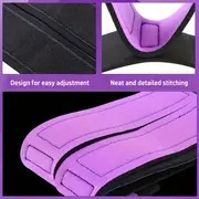 2pcs adjustable   cuffs and thigh sleeves set     fit soft padded handcuffs for women   couples   play valentines day adjustable leg straps details 4