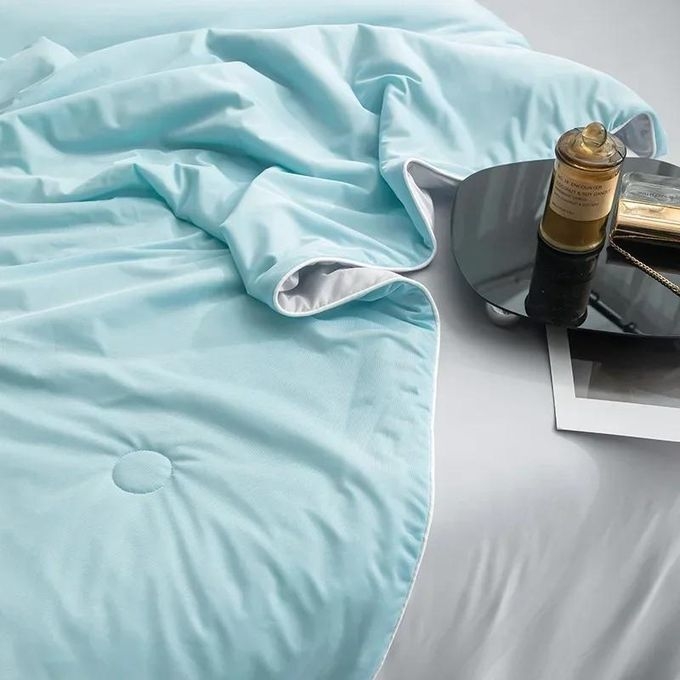 product_image_name-Generic-Couette Climatisée pour l'Été Couverture Rafraîchissante en Soie de Glace de Couleur Unie-3
