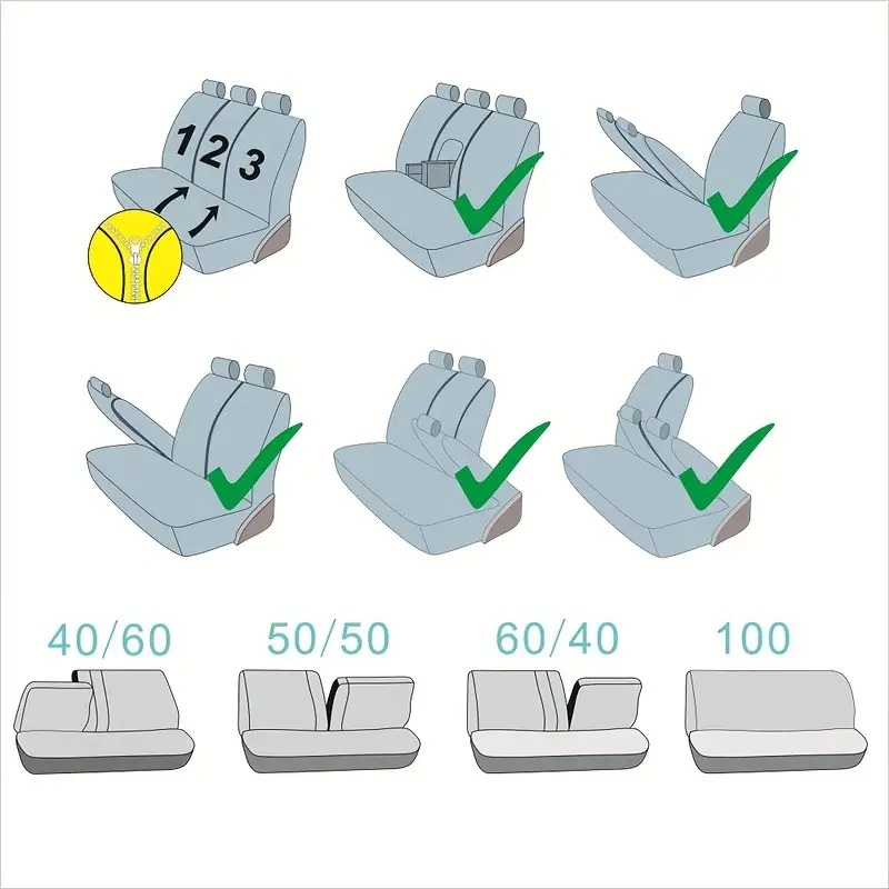 upgrade your car interior with 9pcs set quilted leather thread pressing seat covers airbag compatible breathable 7