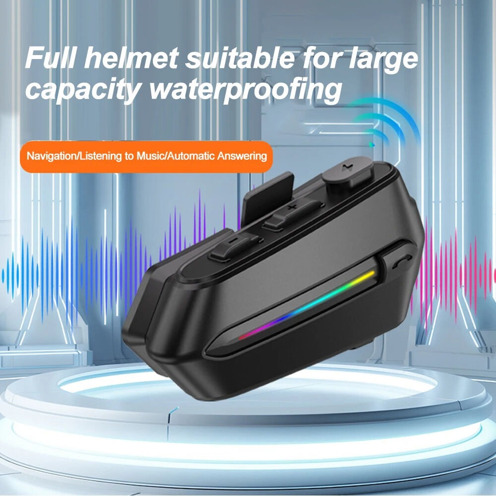 C5S无线5.3头盔耳机内置麦克风HIFI立体声头盔耳机适用于其他摩托车配件