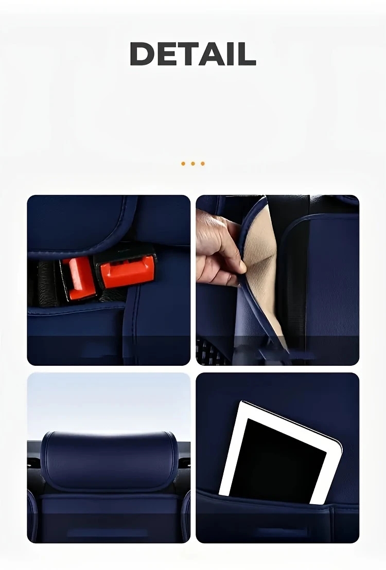 Breathable PU Leather Car Seat Covers for Single Seat 5pcs Full Seat Covers for 5 Seats Set 2025 Premium Car Seat Covers High Quality Waterproof Scratch Resistant Universal 1 Seat 5 Seat Fit for Sedan SUV and Five Seat Models. Details 4