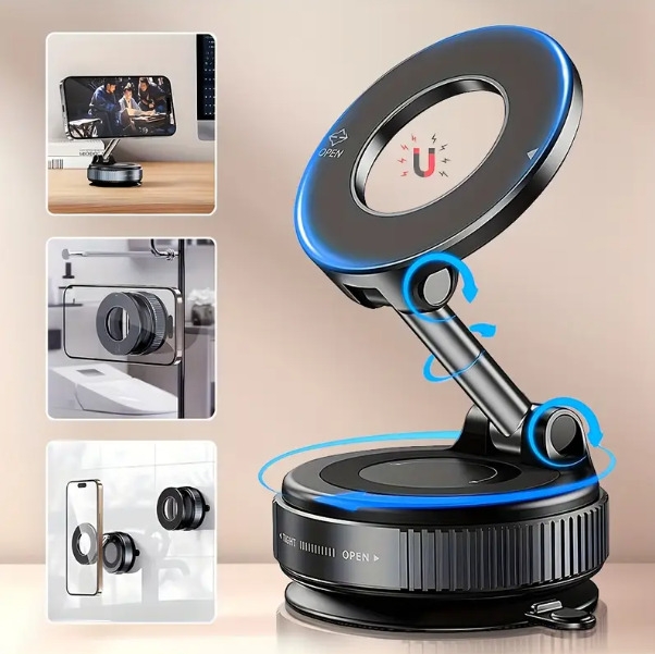 360° Rotating Magnetic Suction Phone Holder