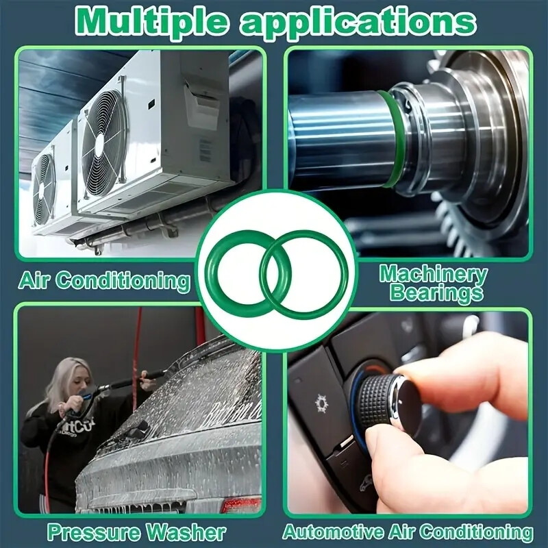 595件o型圈套装，适用于汽车空调维修和防水的通用橡胶密封圈，42槽储存盒 商品详情 4