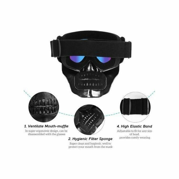 product_image_name-Generic-Masque De Casque De Moto Squelette, Rétro Harley Cycling Mirror-Racing-Disassembly-Sunglasses-5
