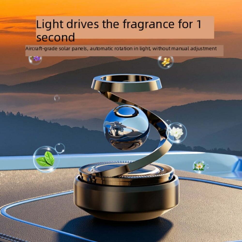 Portable Solar USB Aromatherapy Diffuser Stick Compact Rechargeable Essential Oil Travel Home Office Use for Relaxation and Freshness
