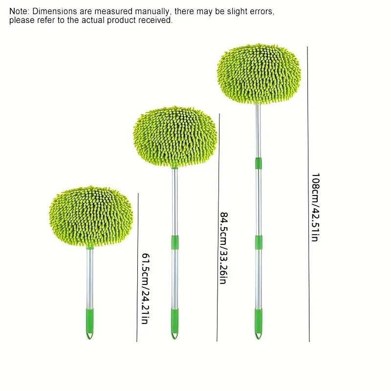 1 set car washing mop kit clean your car rv or truck easily with 2 replacement heads 2