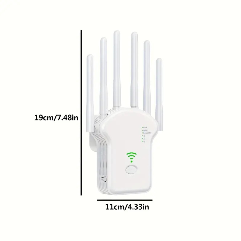 300Mbps 2.4G/5G双频无线互联网WiFi中继器/路由器/信号增强器，适用于家庭更大的覆盖范围扩展器和信号放大器 详情 6