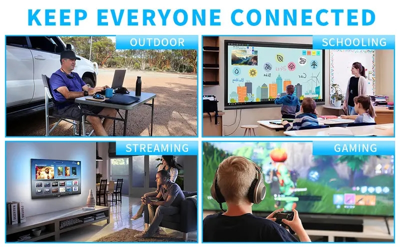 2023 newest wifi extender wifi booster cover up to 9800 sq ft 50 devices wifi range extenders signal booster for home wireless internet signal amplifier with ethernet port wifi repeater easy setup details 4