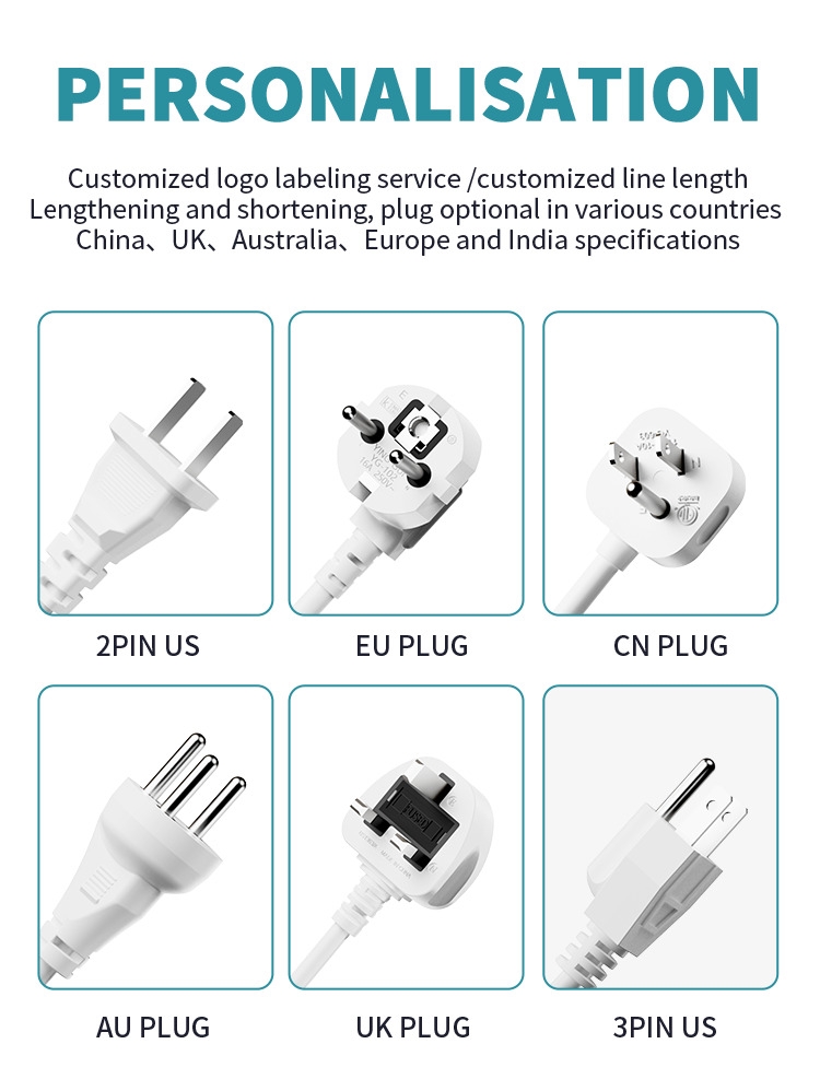 VINISEM 工业医院用英国插座 4 个插座 2 个 USB Type-C 端口 32500W PD 快速充电交流电源充电器壁插式充电器