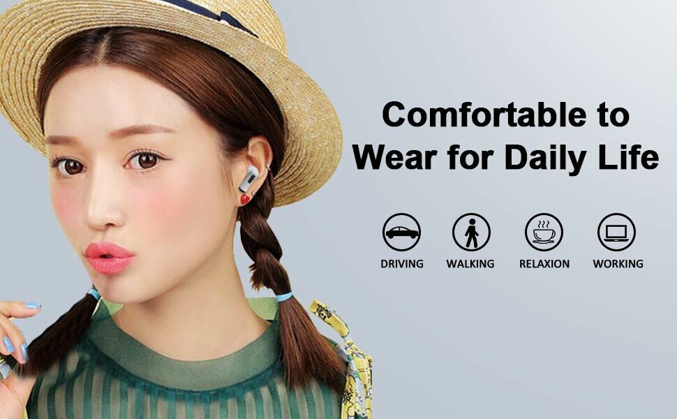 Cómodo de llevar para auriculares todo el día