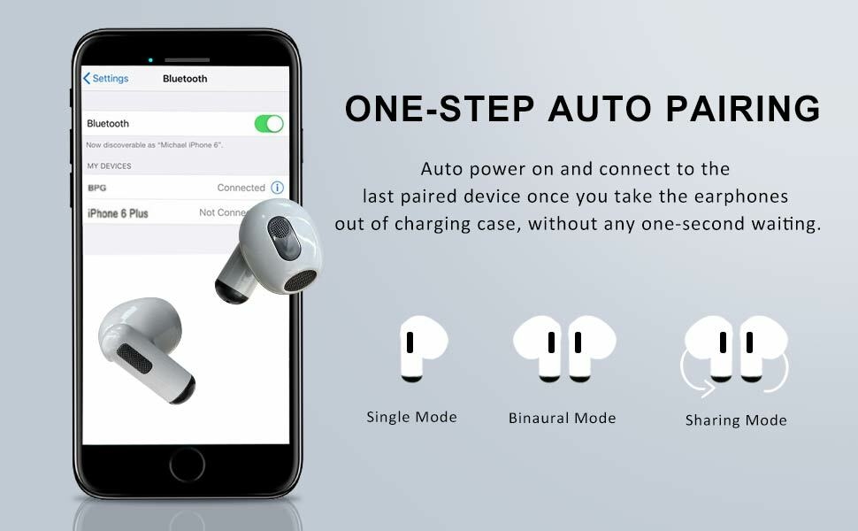 auriculares de emparejamiento automático