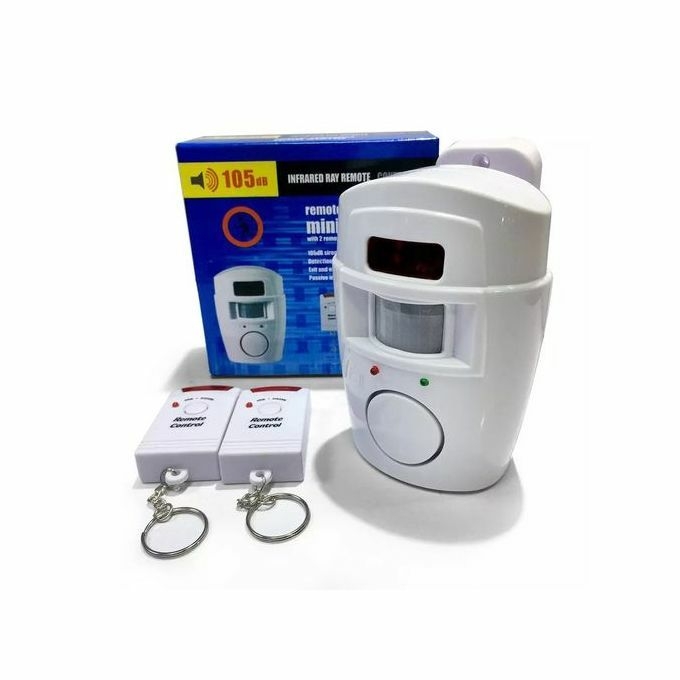 product_image_name-Generic-Serure - Alarme De Détecteur De Mouvement Sans Fil - Blanc-1