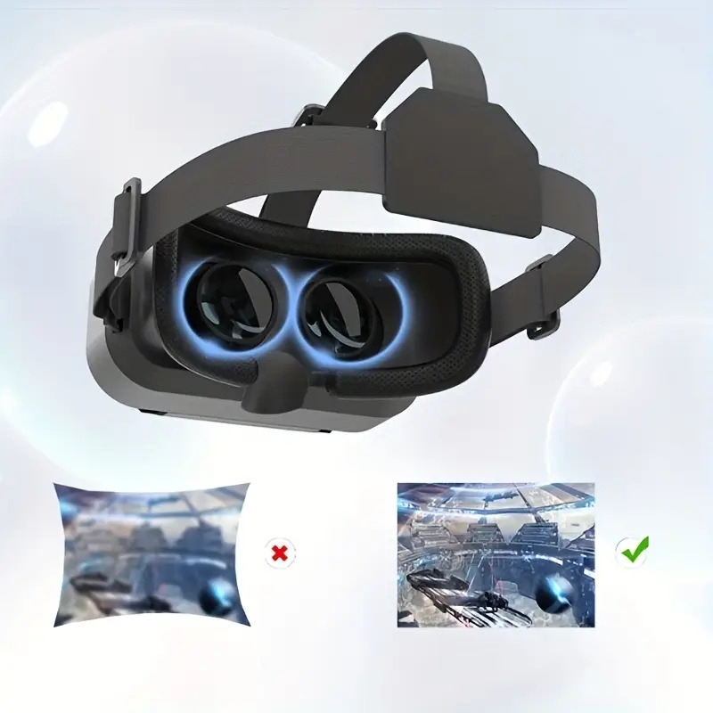 vr headset virtual reality vr game 3d digital glasses vr 3d glasses vr set 3d virtual reality goggles adjustable vr glasses support 7 inches details 7