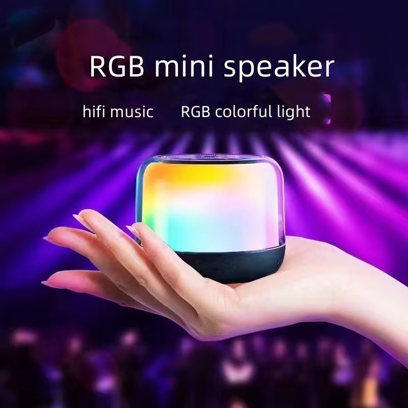 Desktop Theater Subwoofer Stereo Outdoor Wireless Dj Party Mini Rgb Smart Portable Gaming Colorful Led Speaker