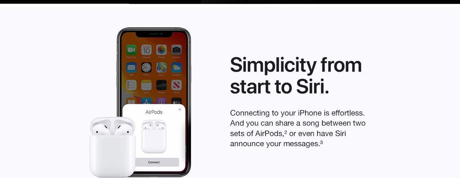 Simplicity from start to Siri.
