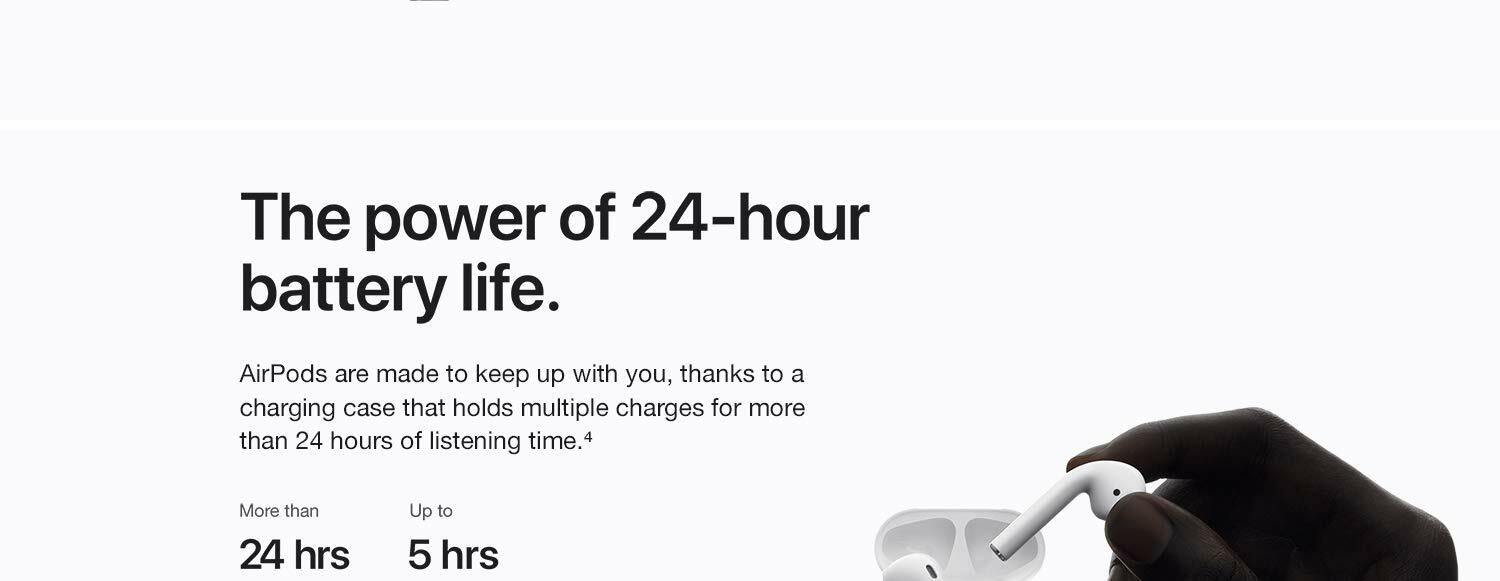 The power of 24-hour battery life.
