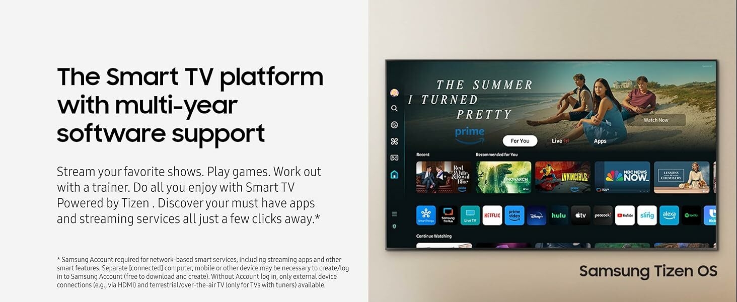 Samsung 85 inch DU7200 Crystal UHD 4K Smart TV