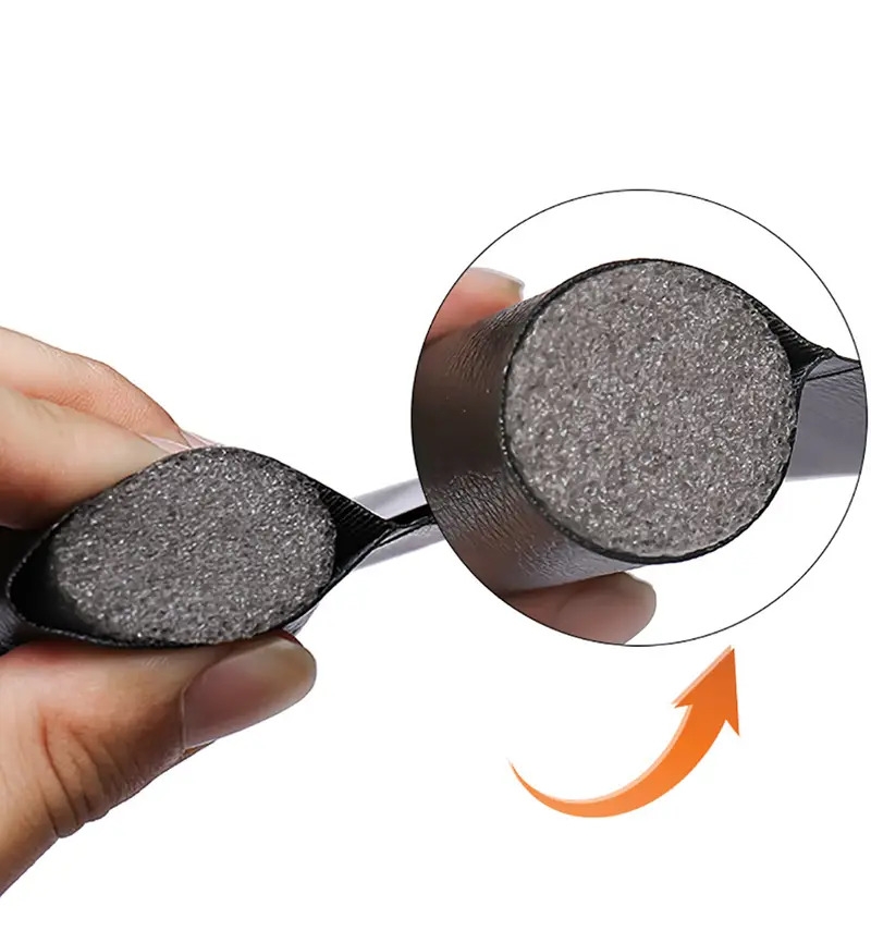 1pc door bottom sealing strip adjustable weatherstrip under door draft stopper anti cold one side foam blocker weather strip details 4