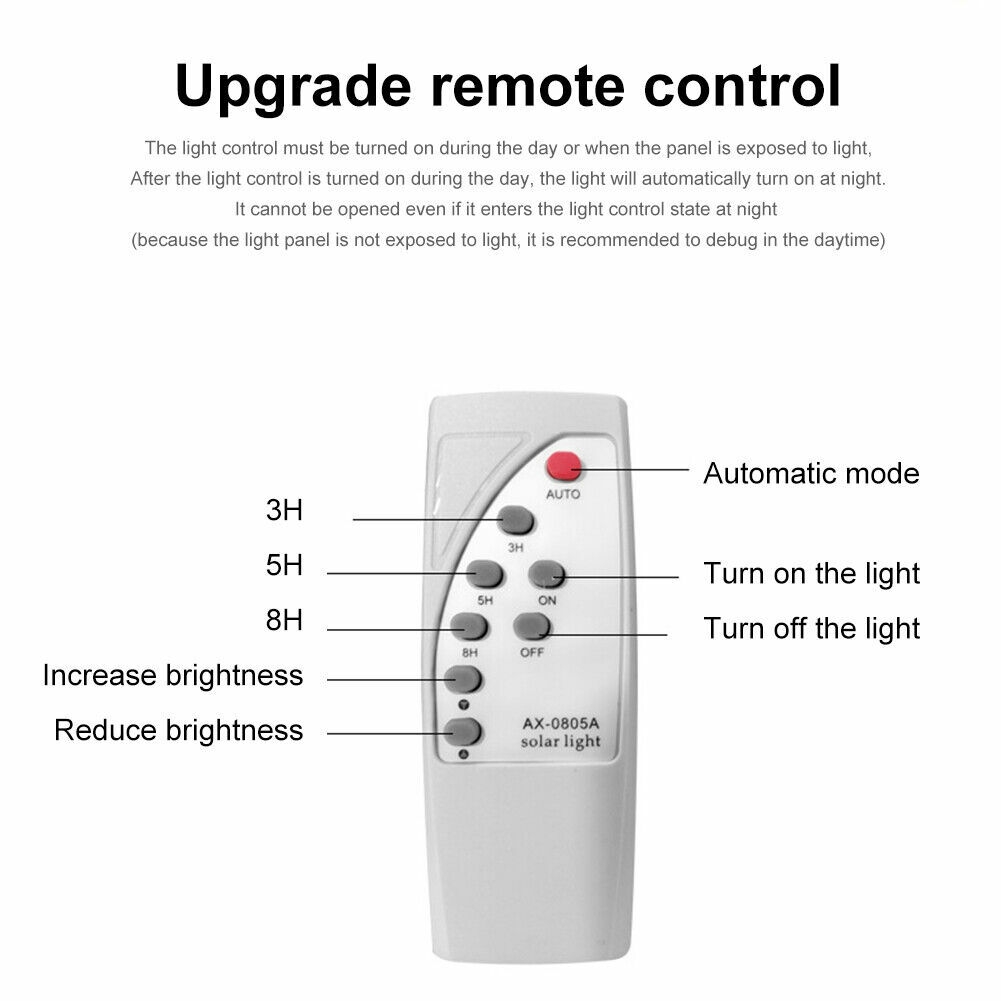 Solar Ceiling Light Waterproof Pendant Light Remote Control Garden Corridor Lamp - Picture 14 of 21