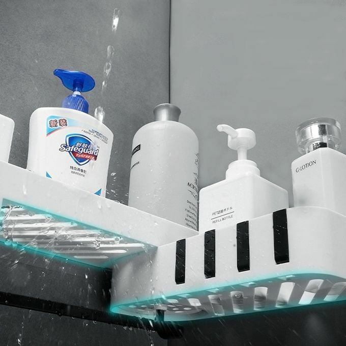 product_image_name-Generic-Etagère De Douche Salle De Bain - Blanc-4