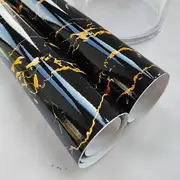1pc self adhesive marble vinyl wallpaper removable waterproof peel stick wall stickers for rooms kitchens furniture details 5