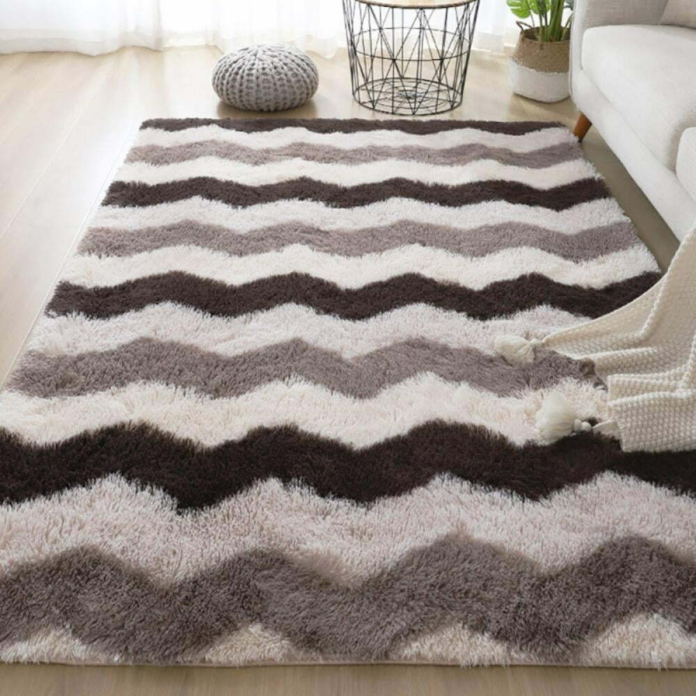 Soft Shaggy Rugs for Girls Room Decor, Girls Bedroom Rug, Tie dye Kids Rug, Plush Fluffy Rug Fuzzy Carpet for Princess Children Teen Baby, Cute Colorful Rug for Nursery Dorm