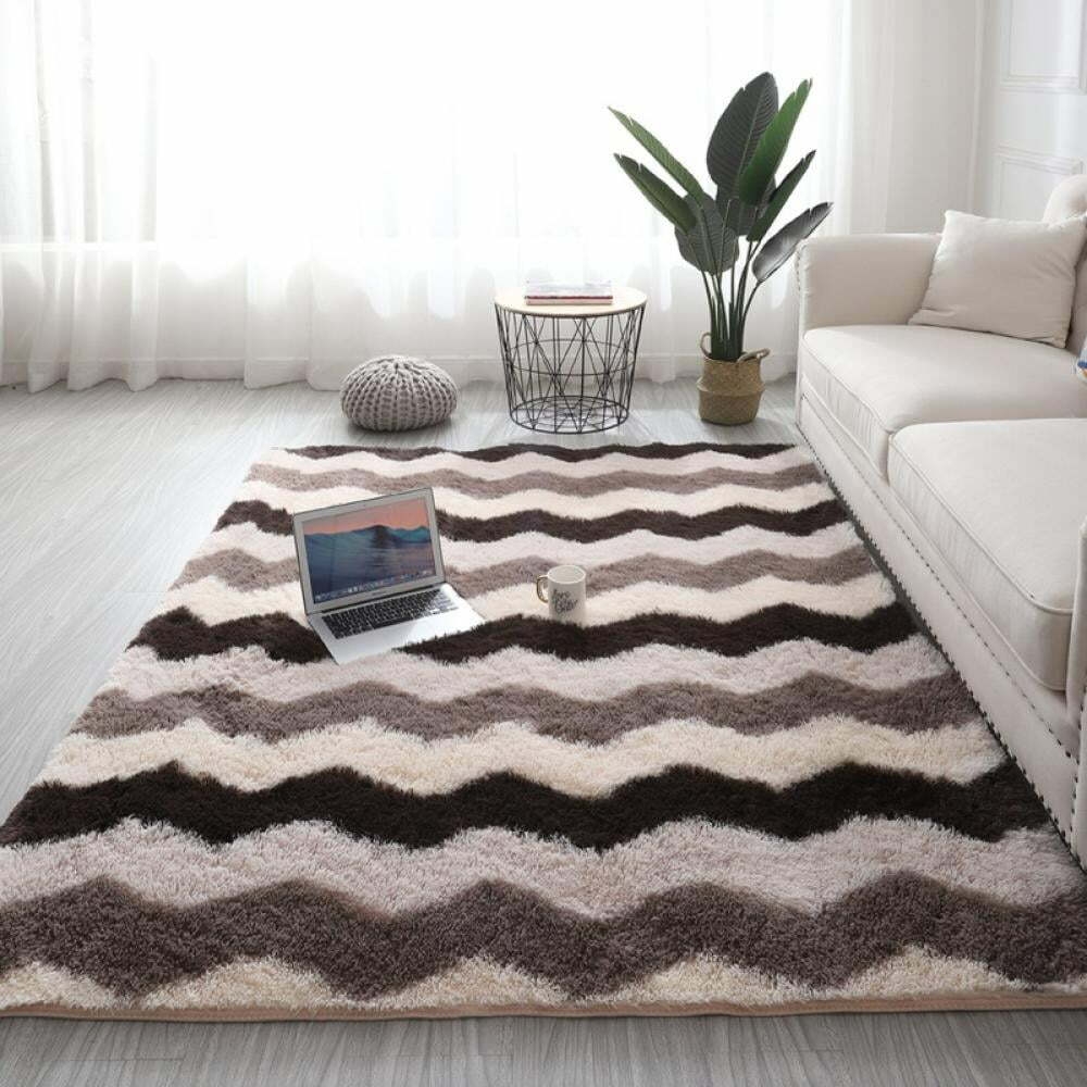 Soft Shaggy Rugs for Girls Room Decor, Girls Bedroom Rug, Tie dye Kids Rug, Plush Fluffy Rug Fuzzy Carpet for Princess Children Teen Baby, Cute Colorful Rug for Nursery Dorm