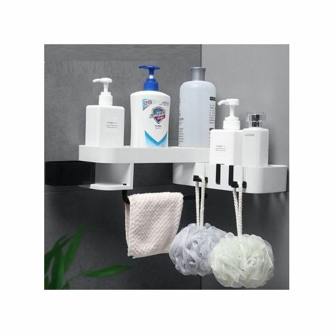 product_image_name-Generic-Etagère De Douche Salle De Bain - Blanc-7