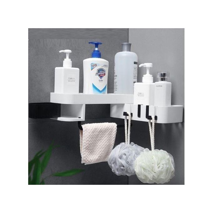 product_image_name-Generic-Etagère De Douche Salle De Bain - Blanc-5
