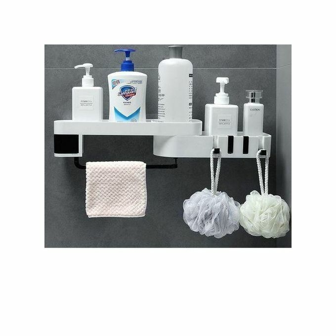 product_image_name-Generic-Etagère De Douche Salle De Bain - Blanc-3