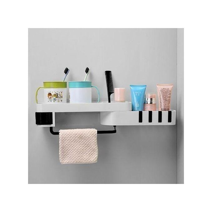 product_image_name-Generic-Etagère De Douche Salle De Bain - Blanc-1