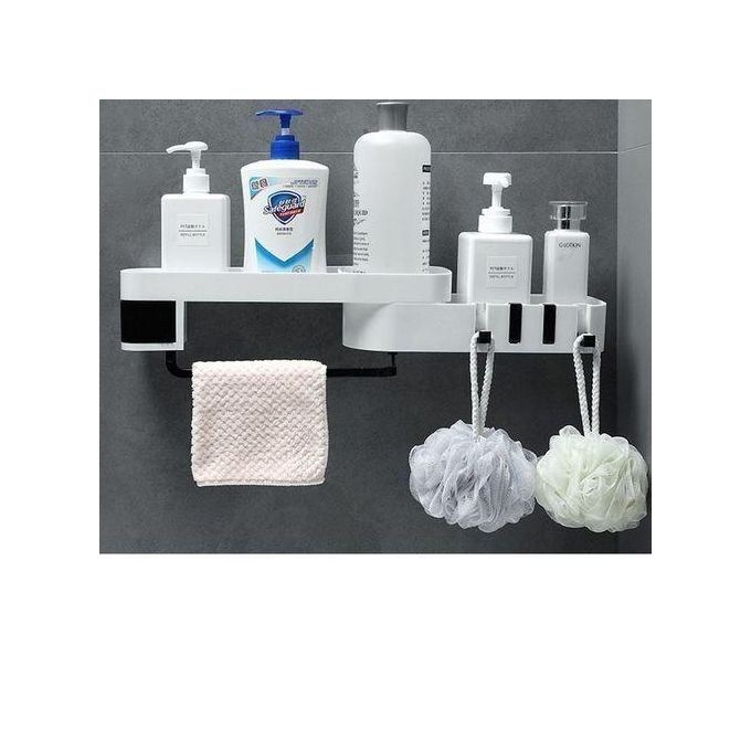 product_image_name-Generic-Etagère De Douche Salle De Bain - Blanc-4